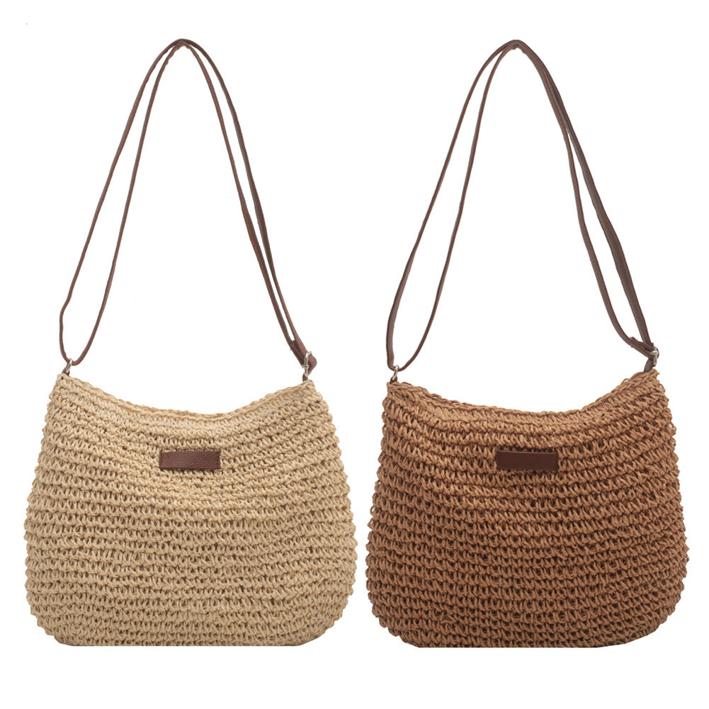 Sac Fourre-Tout Bohème en Paille – Style Plage Chic & Tendance