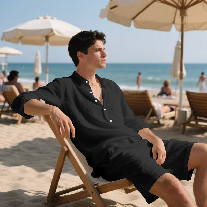 Chemise Longue Décontractée Homme - Look Estival & Casual Chic | Mode Plage 2025