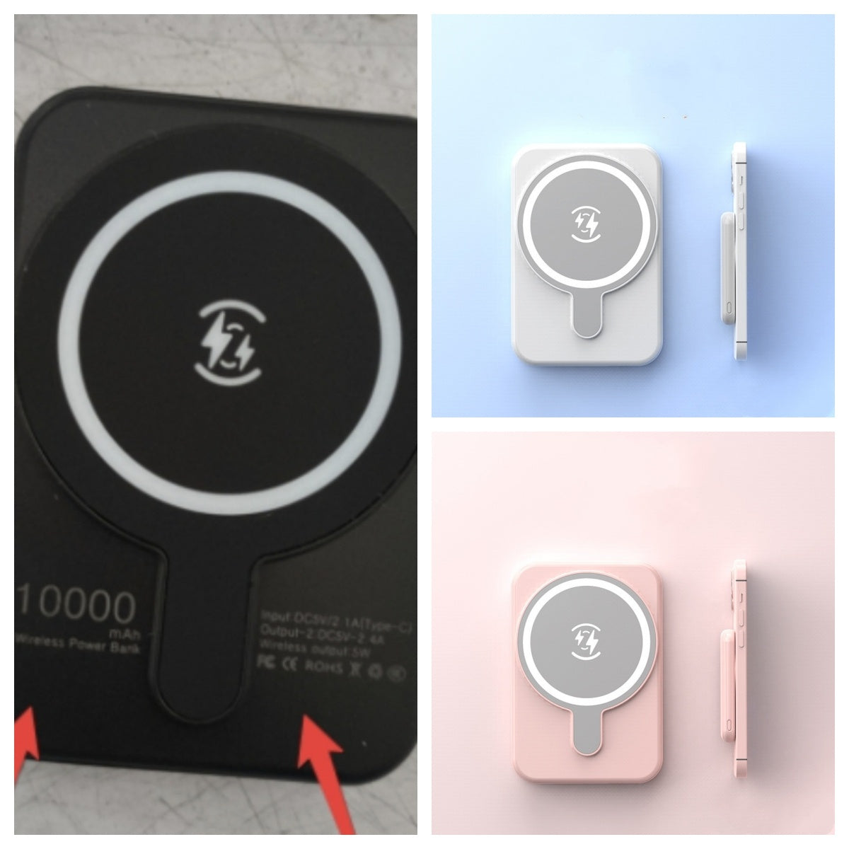 Power Bank Magnétique Sans Fil – Recharge Instantanée & Pratique