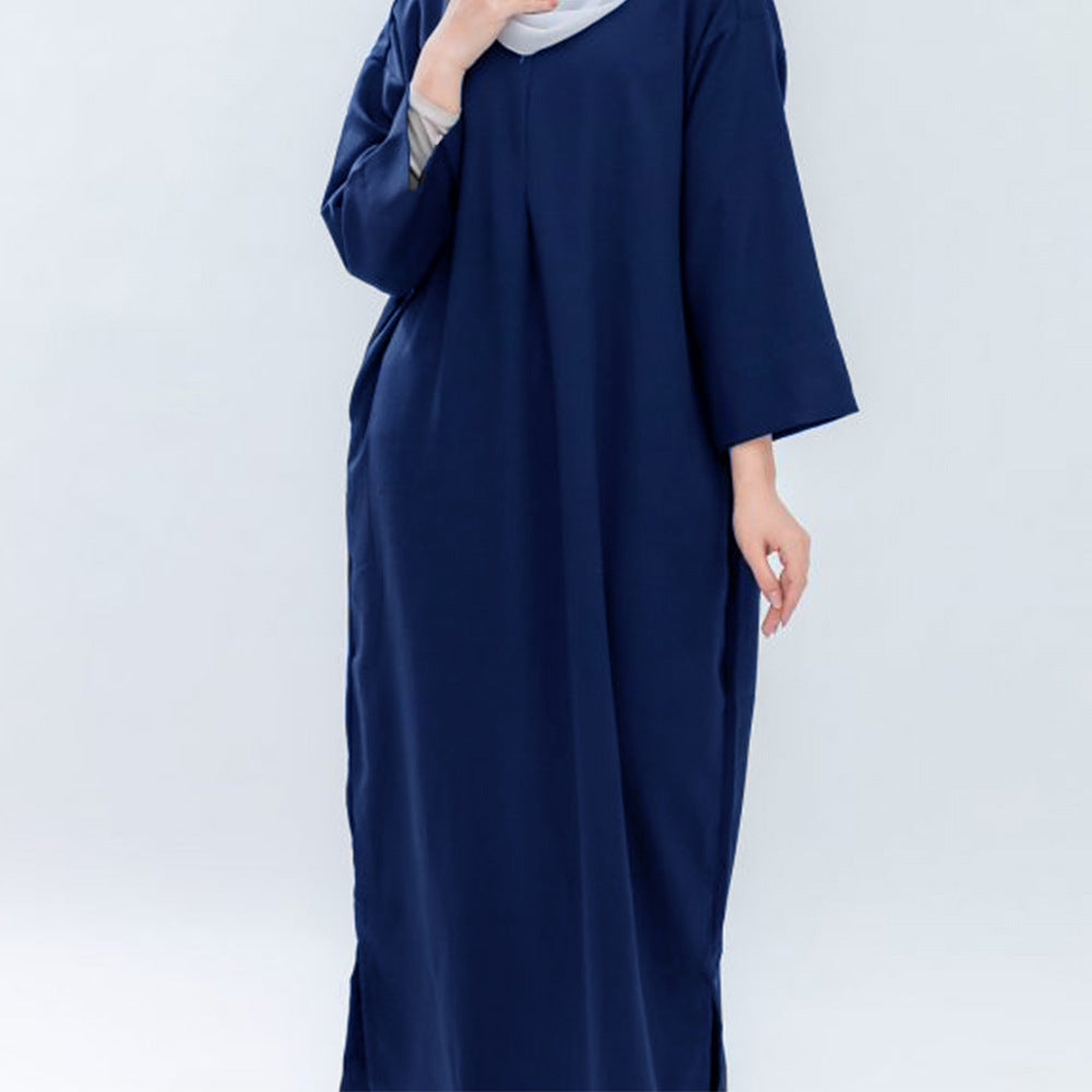 Abaya fluide minimaliste – Tendance Modest Fashion 2025