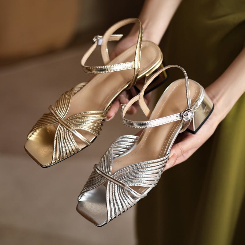 Sandales à Talons Carrés – Élégance & Confort pour Toutes Occasions