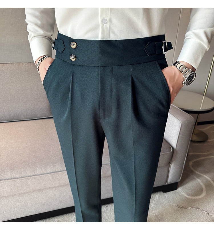 Pantalon de Costume Slim-Fit Élégant – Haute Qualité