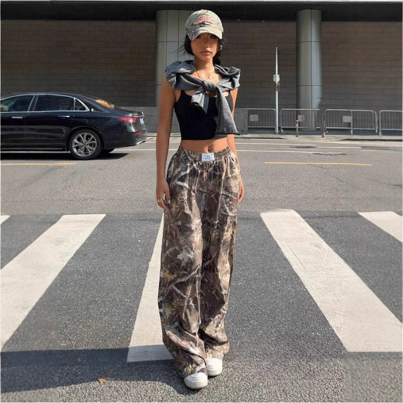 Pantalon Cargo Camouflage Femme – Streetwear Tendance et Confort Absolu