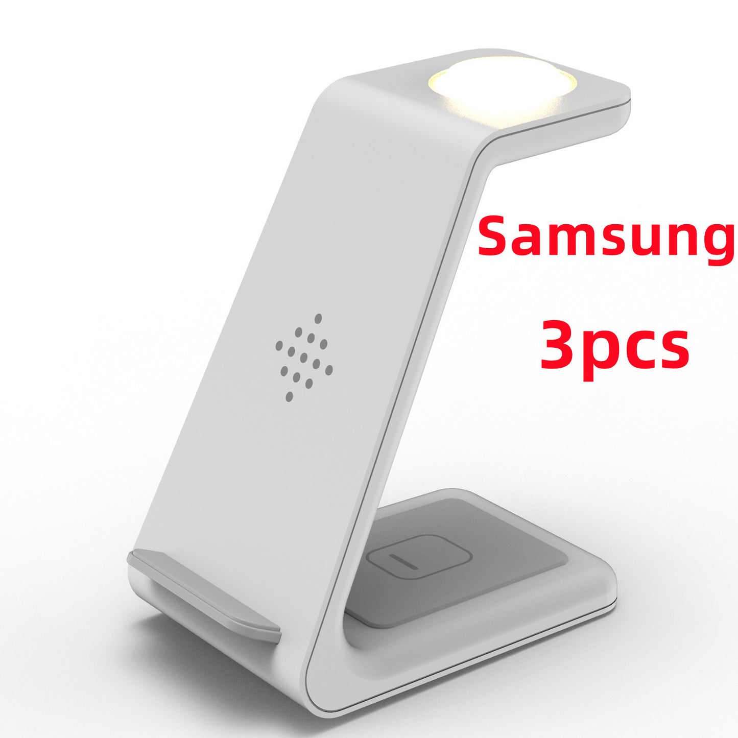 Chargeur Sans Fil 3 en 1 – Station de Chargement Rapide pour Smartphone, Montre et Écouteurs