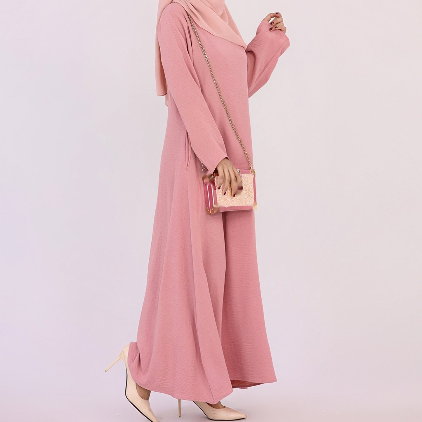 Abaya Fluide Luxe – Confort & Élégance au Quotidien