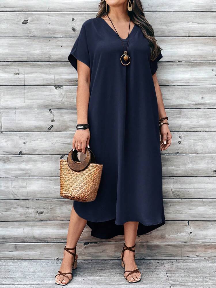 Robe fluide grande taille été – Élégance bohème chic tendance 2025
