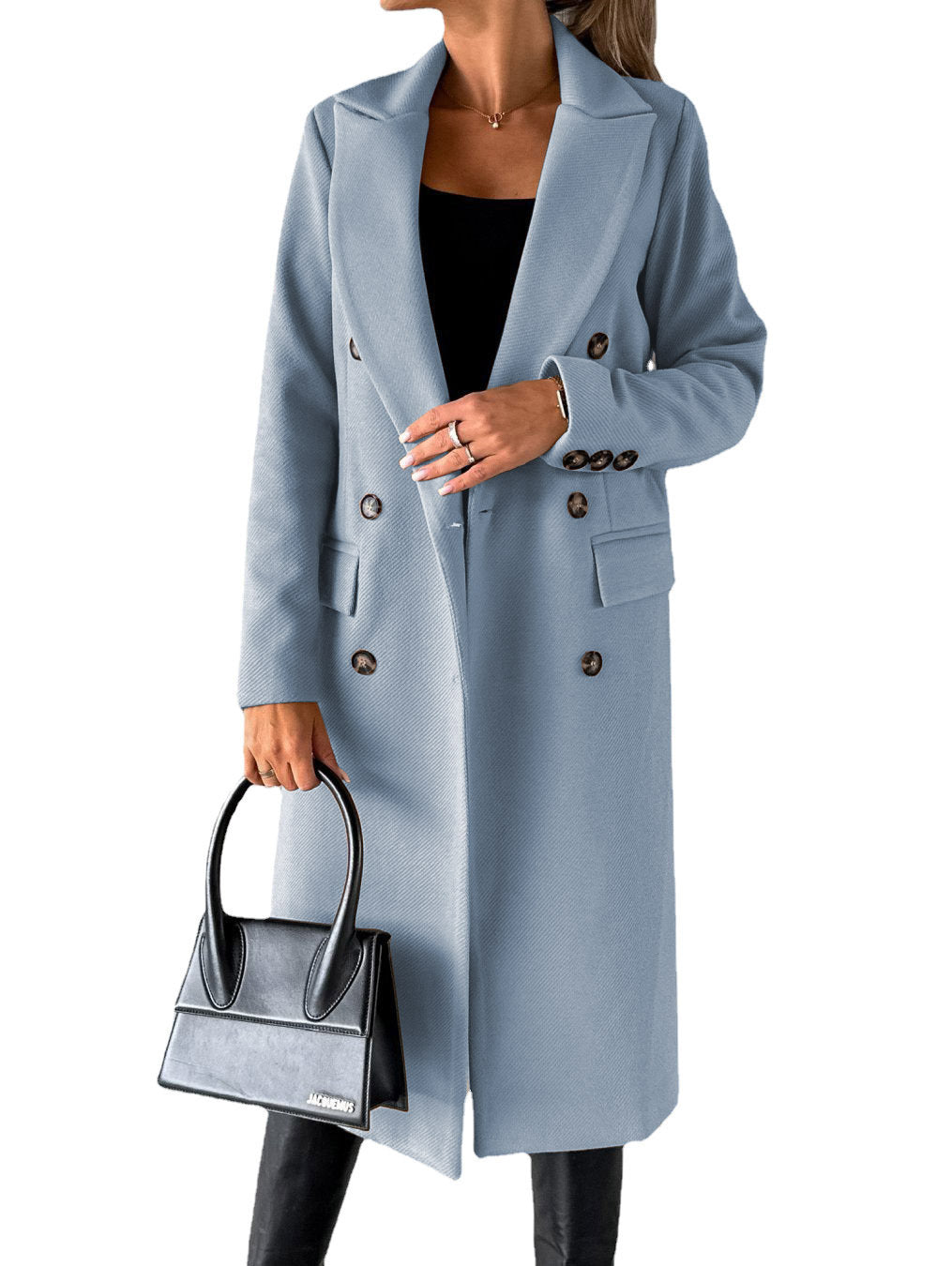 Manteau Long Élégant Femme – Automne & Hiver