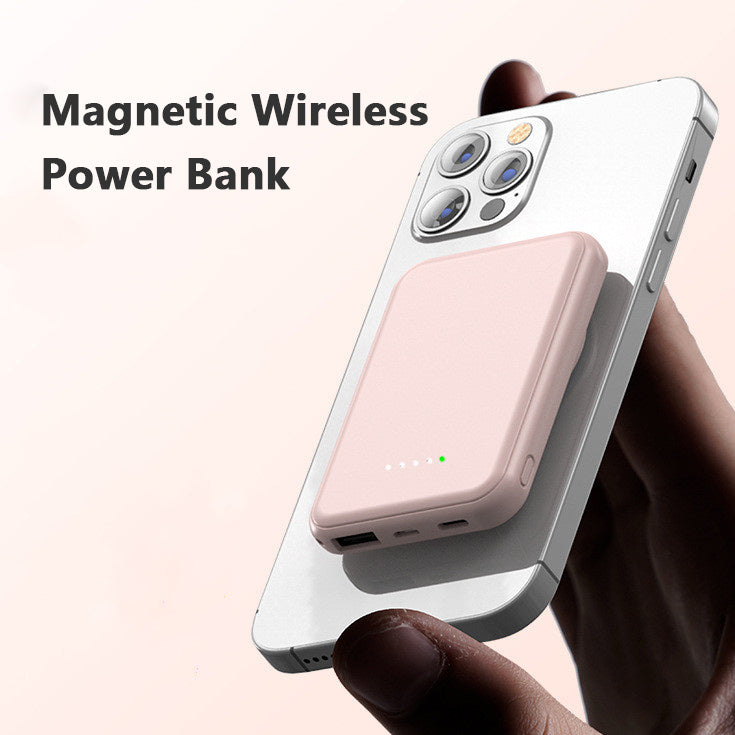 Power Bank Magnétique Sans Fil – Recharge Instantanée & Pratique