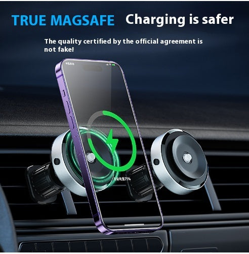 Support Téléphone Magnétique 360° avec Ventouse – Conduite Sécurisée & Chargement Facile