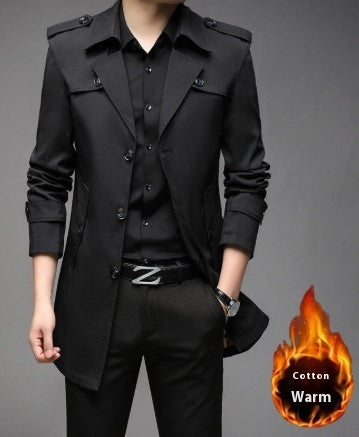 Manteau Long Homme – Style Chic & Élégant