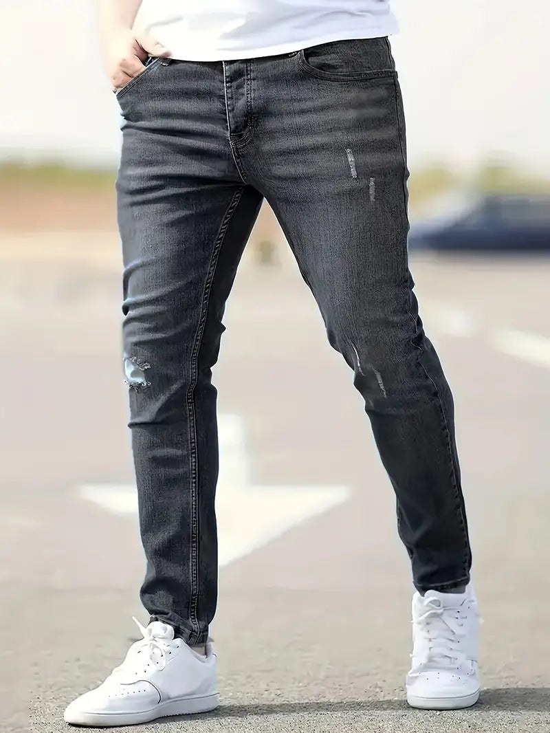 Jean Slim Stretch Homme – Coupe Ajustée & Confort Extensible – Mode Casual et Élégante