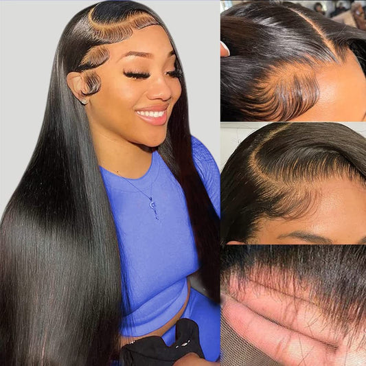 Perruque Lace Front Lisse – Baby Hair Ultra Naturel Human Hair HD Lace Wigs