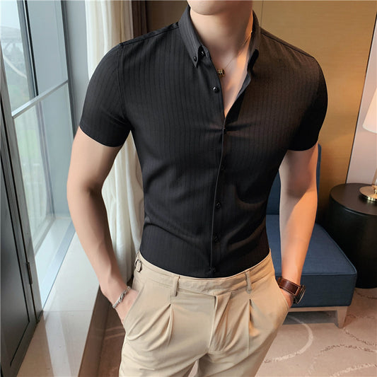 Chemise Homme à Rayures - Élégance et Style