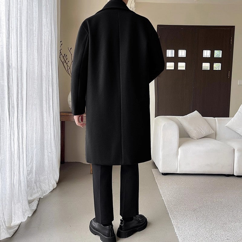 Manteau Mi-Long en Laine – Élégance & Style Urbain pour Homme et Femme