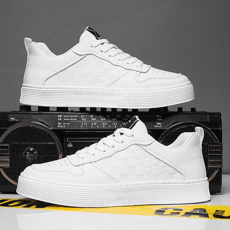 Baskets Blanches Unisex – Sneakers Tendance Confortables – Chaussures Casual Streetwear Homme/Femme