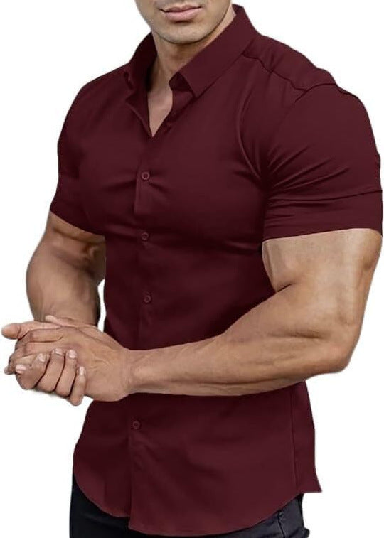 Chemise Sculptée Premium - Style Cintré Luxe | Look Viril Élégant