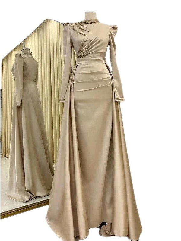 Robe de Soirée Élégante à Manches Longues – Chic et Polyvalente