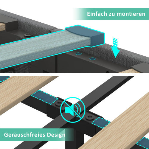 Lit Coffre de Luxe avec Rangement Intégré & Design Moderne
