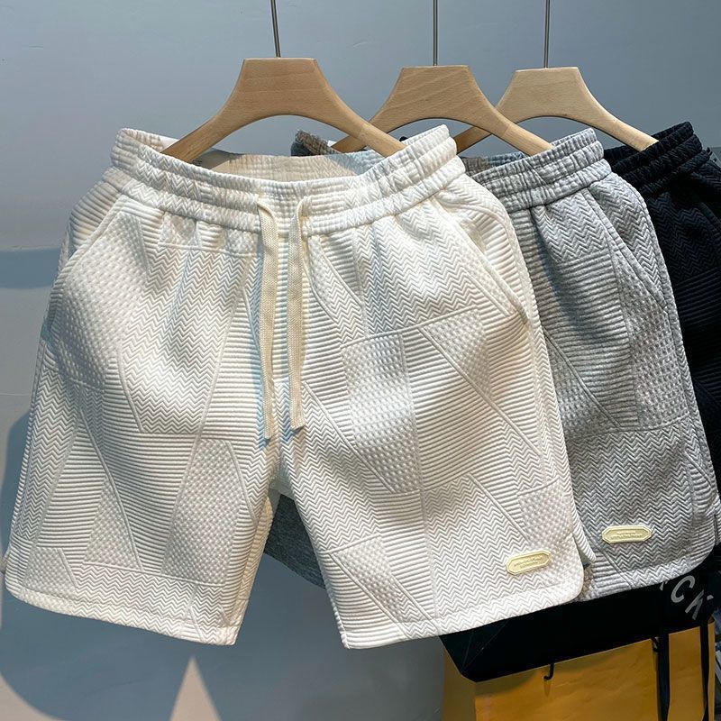 Short Homme Texturé – Style Géométrique & Confort Absolu