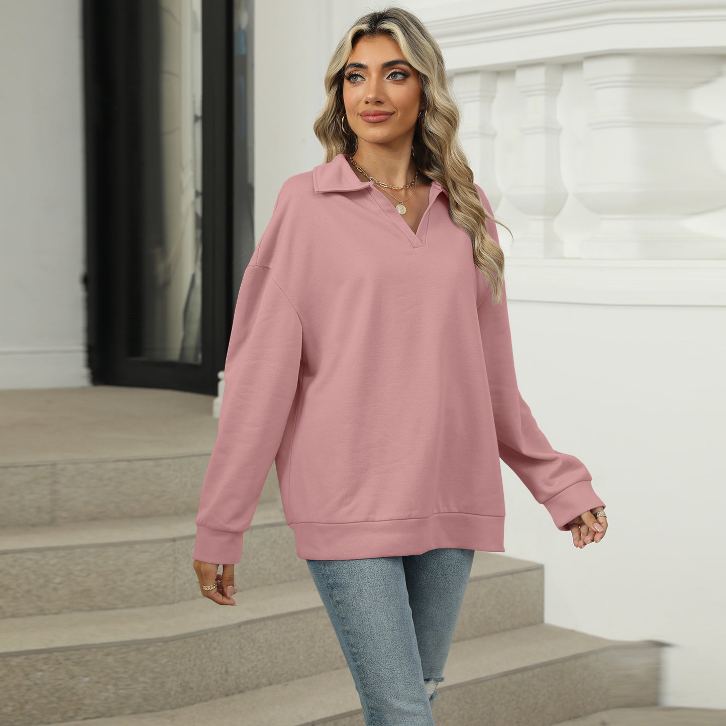 New Sweat Chic Oversize™ – Confort Doux & Élégance Décontractée