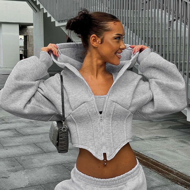 Hoodie Corset Femme – Style Streetwear & Sexy
