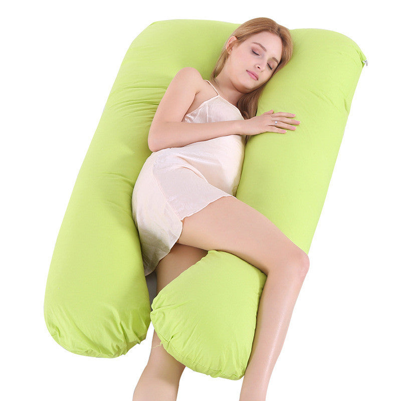 Oreiller de grossesse en U – Coussin maternité ergonomique pour dormir confortablement
