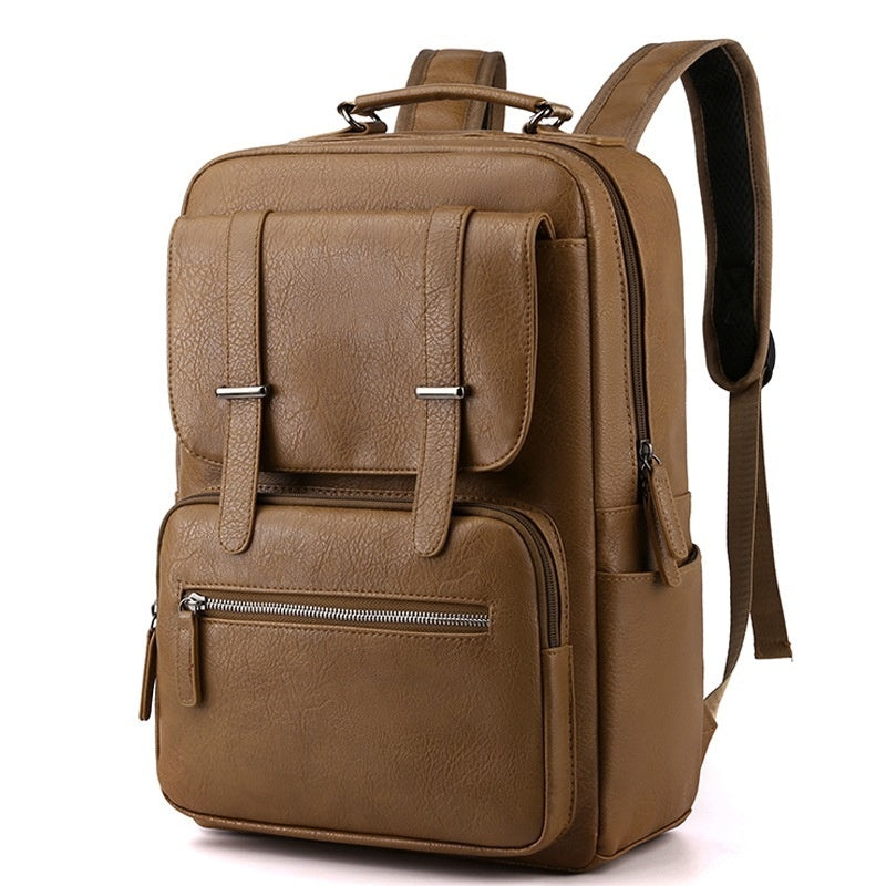 Sac à Dos en Cuir Imperméable – Élégant & Grande Capacité