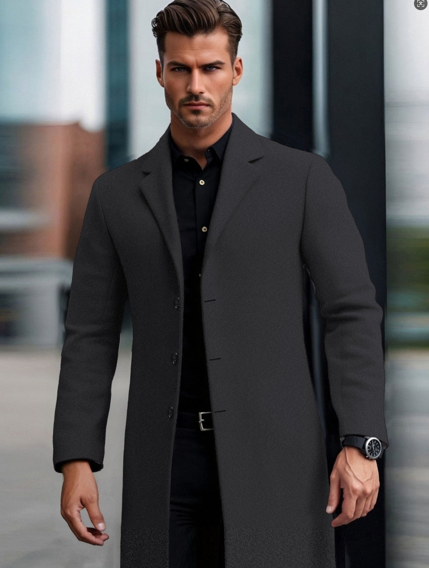 Manteau Camel “Prestige” – L’élégance virile