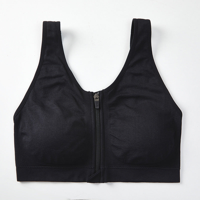 Soutien-Gorge de Sport à Zip Avant – Maintien et Confort Optimal ️‍♀️