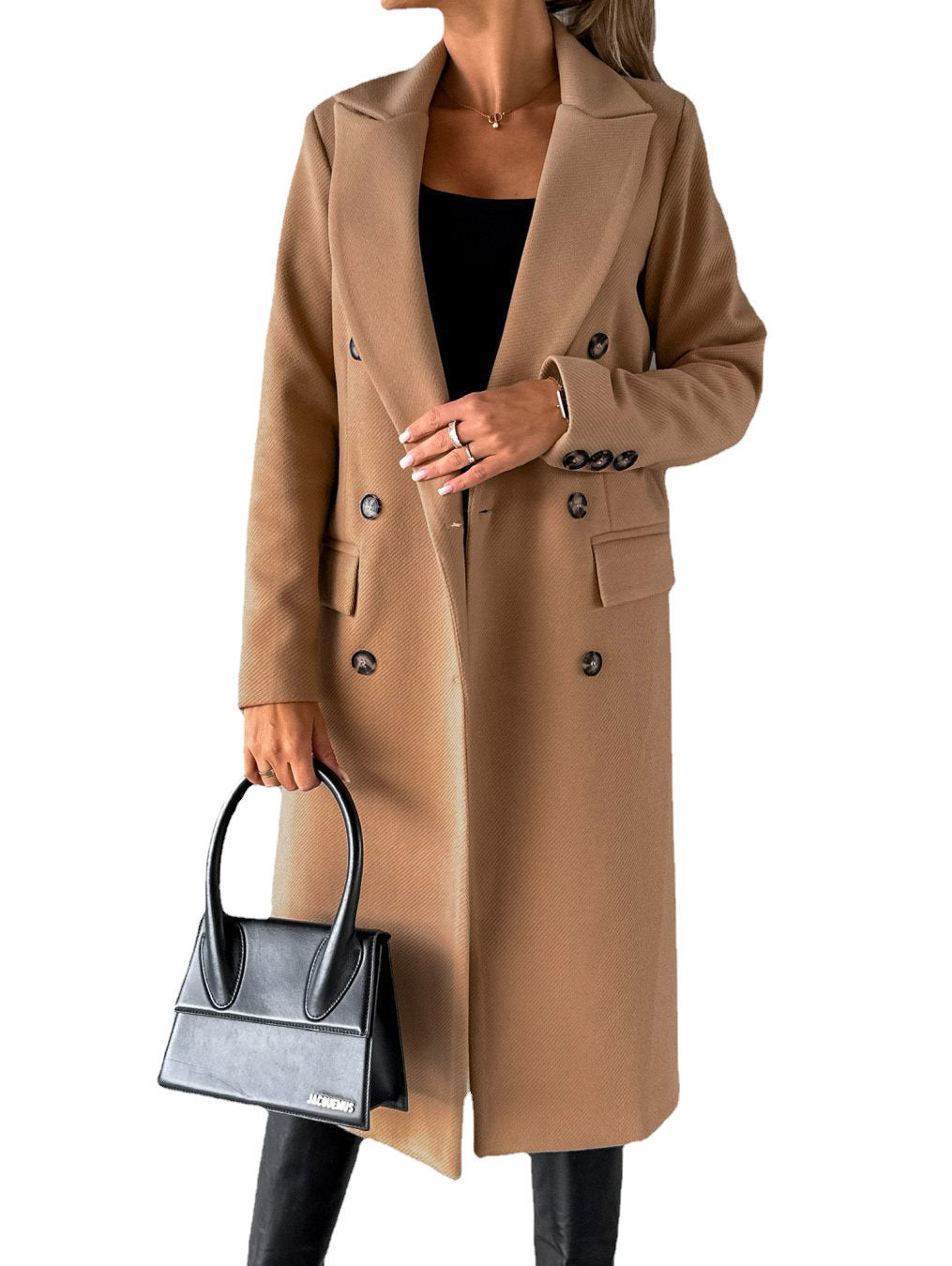Manteau Long Élégant Femme – Automne & Hiver