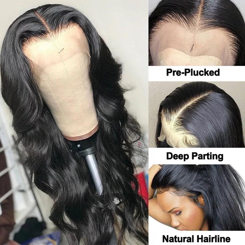 Perruque Body Wave 13x4 – Cheveux Humains Luxe