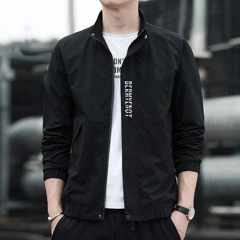 Veste Casual Homme à Col Montant – Style Urbain & Confort Quotidien