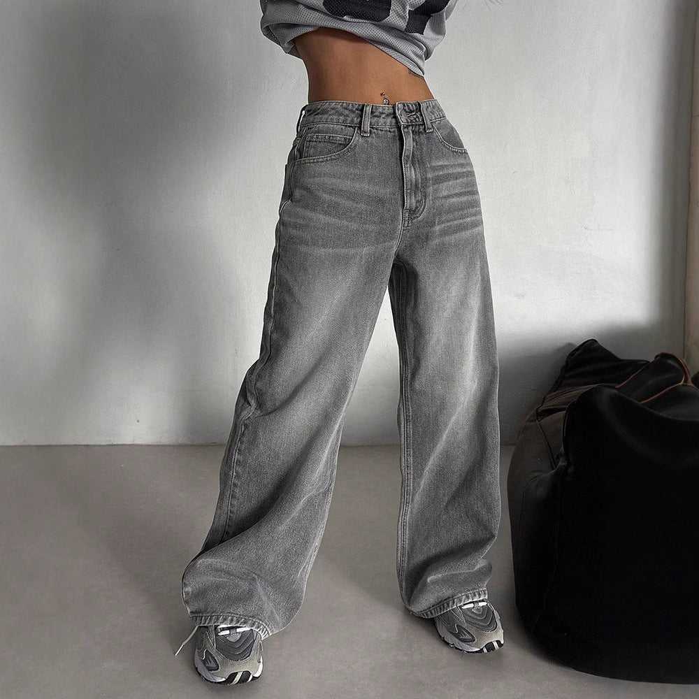 Pantalon Ample Taille Haute – Streetwear Tendance