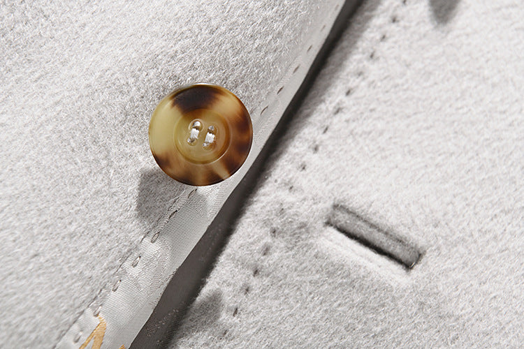 Manteau en Cachemire Double Face – Élégance et Luxe Absolu