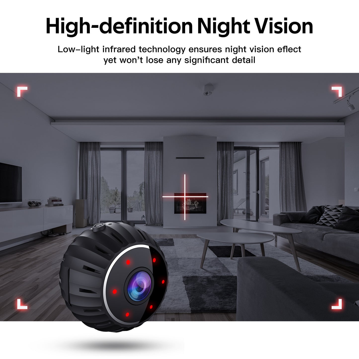 Caméra HD Magnétique 120° – Compacte & Multifonction