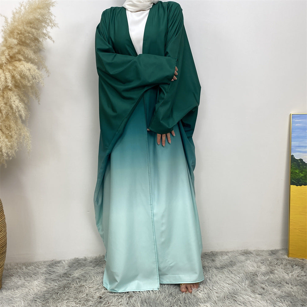 ABAYA ROUGE & BLANC – RAFFINEMENT ET MODERNITÉ